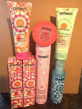 AMIKA Haircare & Styling Bundle - 7 Piece Set